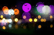 fondo abstracto de luces de colores