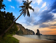 sunset in krabi province Thailand