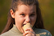 Girl with ice cream Girl with ice cream