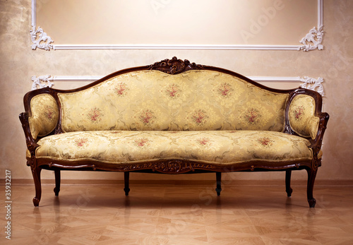 Photo: Luxury Interior. Carved Furniture Luxury Interior. Carved Furniture
