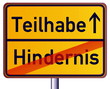 Teilhabe – Hindernis