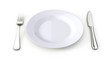 Illustration: Place setting with plate, knife and fork Place setting with plate, knife and fork