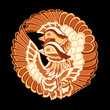 Traditional japanese kimono birds pattern