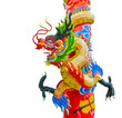 Chinese style dragon statue with 2012