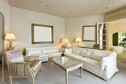 Photo: interior luxury apartment, comfortable suite, lounge interior luxury apartment, comfortable suite, lounge