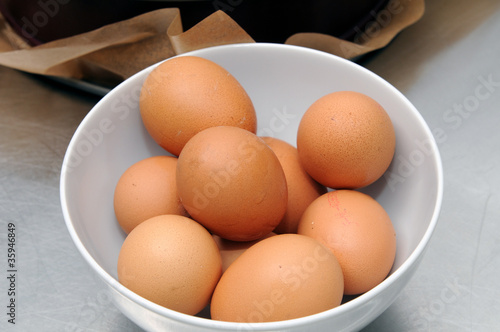 Foto: Eier in der Schale - Backzutaten Eier in der Schale - Backzutaten