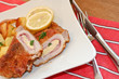 Cordon Bleu mit Zitronenschnitz