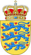 Dänemark Wappen Denmark
