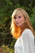 Young woman in a forest Young woman in a forest