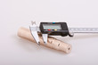 Digital calipers & bronze spigot.