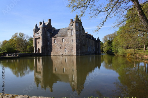 Photo: château de trécesson en Brocéliande château de trécesson en Brocéliande