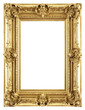 Cadre or mouluré