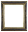 Cadre bleu et or