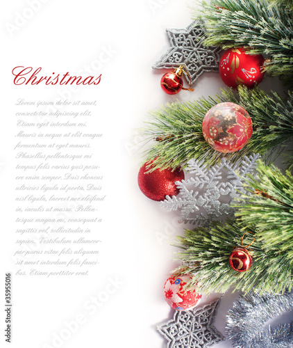 Photo: Christmas composition Christmas composition