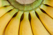 Close-up of at bunch of yellow bananas Close-up of at bunch of yellow bananas