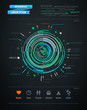 abstract infographics element on transportation topics