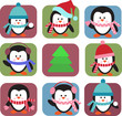 christmas greeting card template , vector