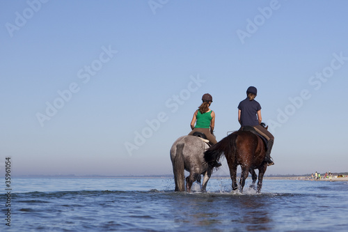 Foto: Reiter am Strand Reiter am Strand