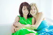 Photo: Two happy girls, sisters Two happy girls, sisters