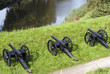 Three cannons waiting Three cannons waiting