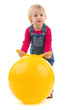 Child with ball