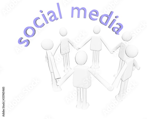 Illustration: social media social media