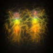Woman and man energy body, aura, chakras, energy, silhouette