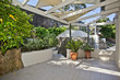 decking and garden