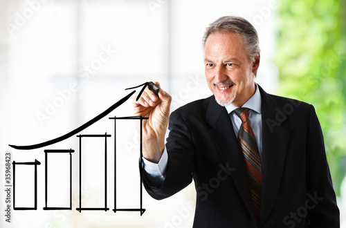 Photo : Business growth Business growth