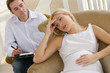 Femme enceinte chez le psychologue