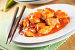 Photo: Chinese food, chicken with sweet and sour sauce Chinese food, chicken with sweet and sour sauce