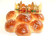 Foto: Dreikönigskuchen mit Krone Dreikönigskuchen mit Krone