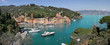 Panorama of Portofino.