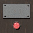 Plate with screws and key
