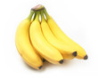 Bananas isolated on white background