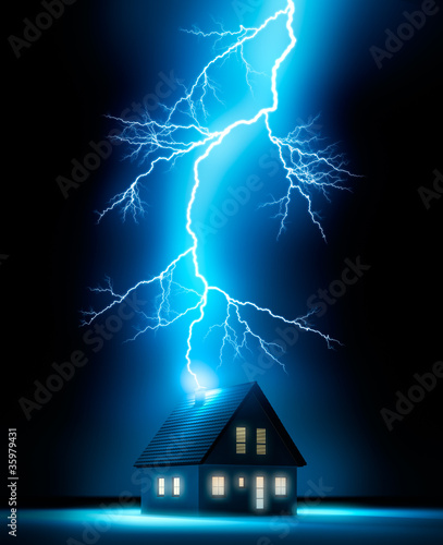 Illustration: Blitzschlag 1 Blitzschlag 1