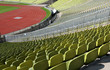 Stadium seats in a row Stadium seats in a row