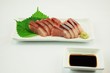 Photo: ハマチの刺身と醤油 ハマチの刺身と醤油