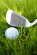 Golf club and ball