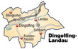 Landkreis Dingolfing Landau in SVG V3