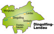Landkreis Dingolfing Landau in SVG V4