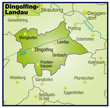 Landkreis Dingolfing Landau in SVG V8