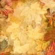 vintage retro leafy background