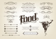Calligraphy Food Set