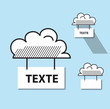 NUAGE AFFICHETTE