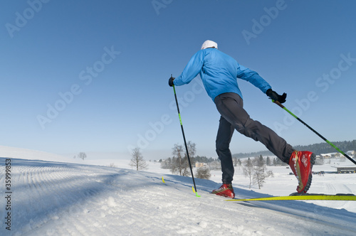 Photo: perfekt langlaufen im klassischen Stil perfekt langlaufen im klassischen Stil