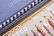 Electronic components on a obsolete printed-circuit board