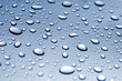 Wassertropfen blau