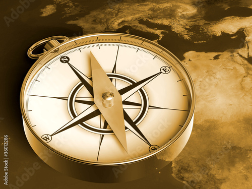 Illustration: compass_antique compass_antique