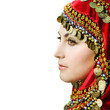 Face of beautiful oriental woman Face of beautiful oriental woman